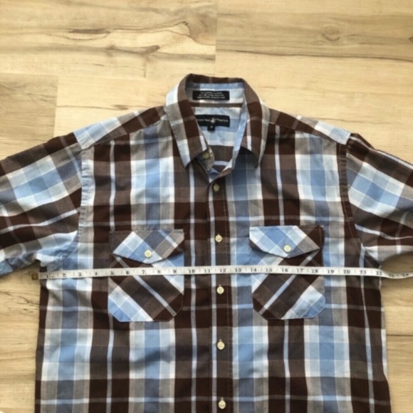 Beverly Hills Polo Club Blue and Brown Polo Shirt - Picture 4 of 9